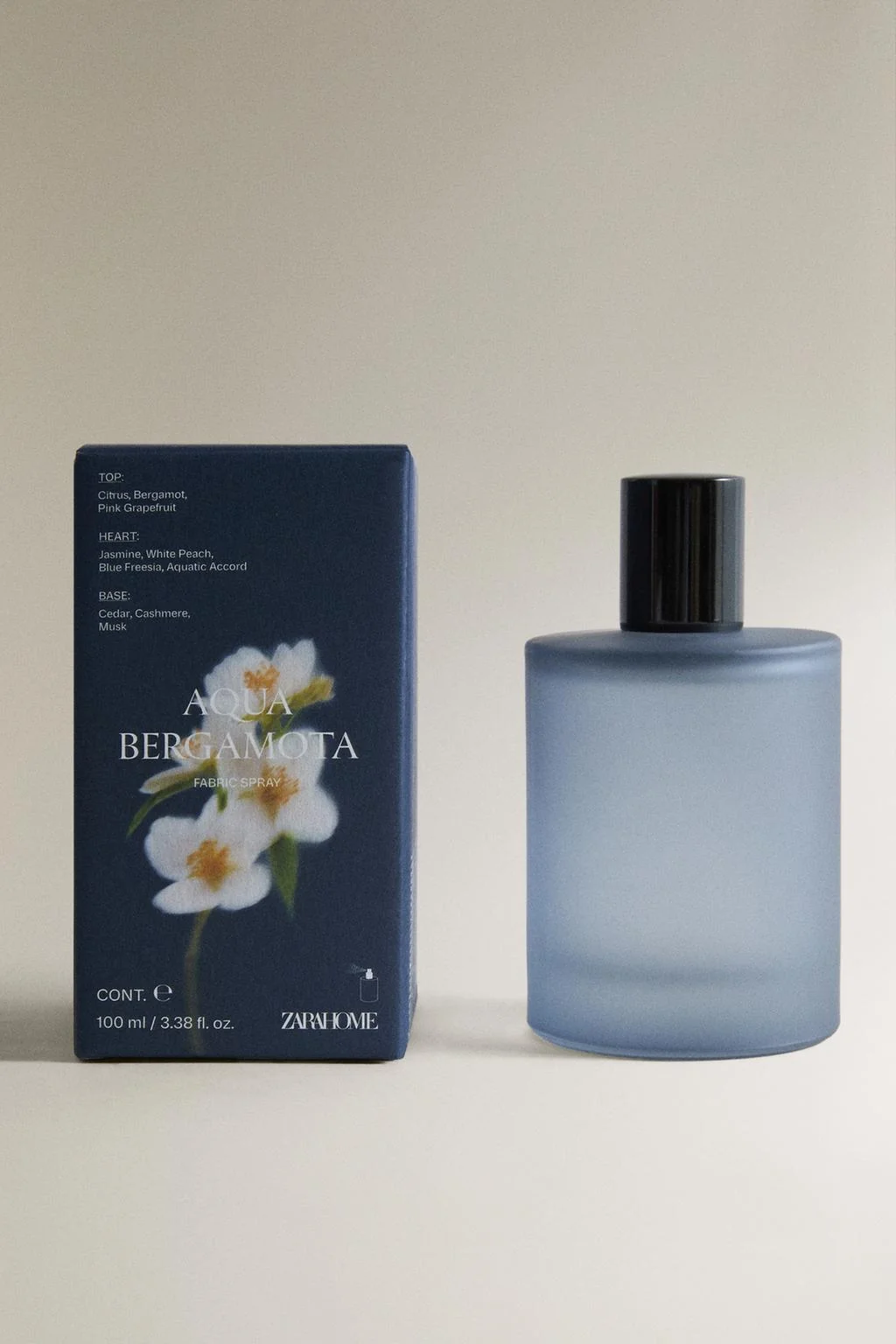 (100 ML) AQUA BERGAMOT FABRIC FRESHENER SPRAY
