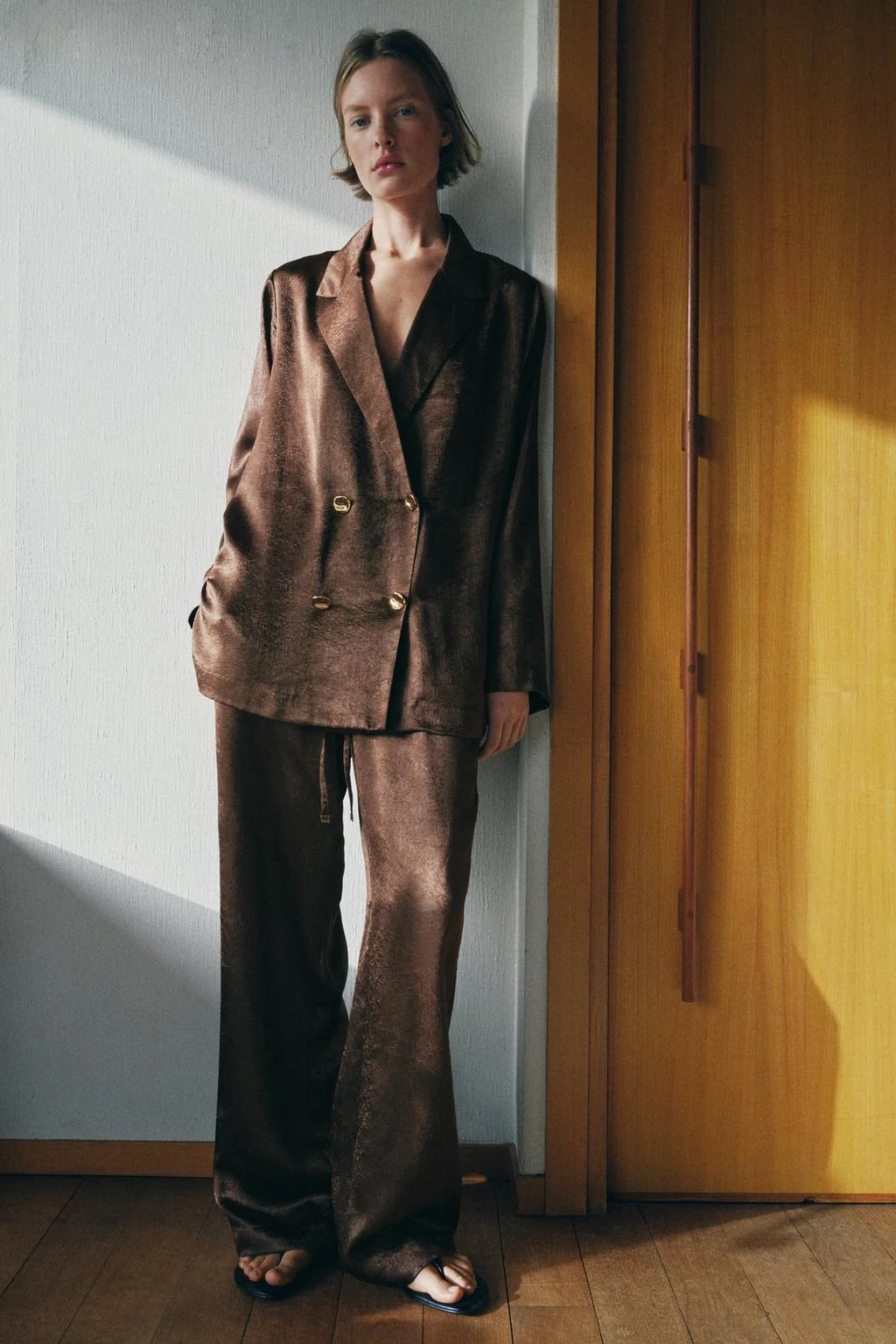 Набор брюк fluid с эффектом мятости