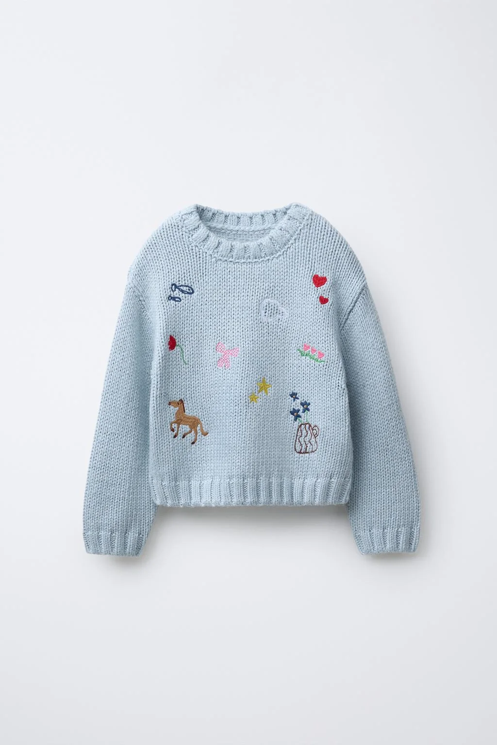 EMBROIDERED KNIT JUMPER
