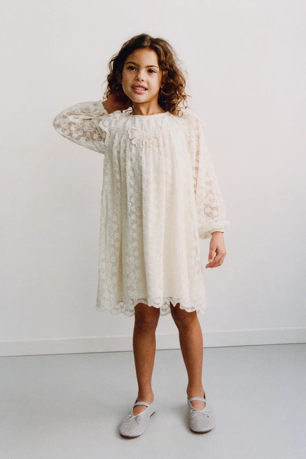 BUTTERFLY TULLE DRESS