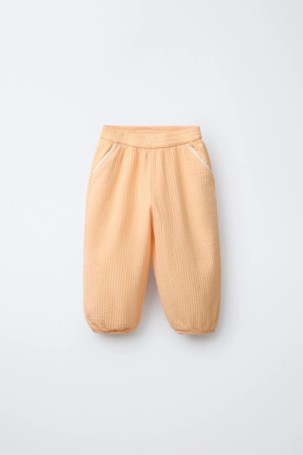 TEXTURED BALLOON TROUSERS