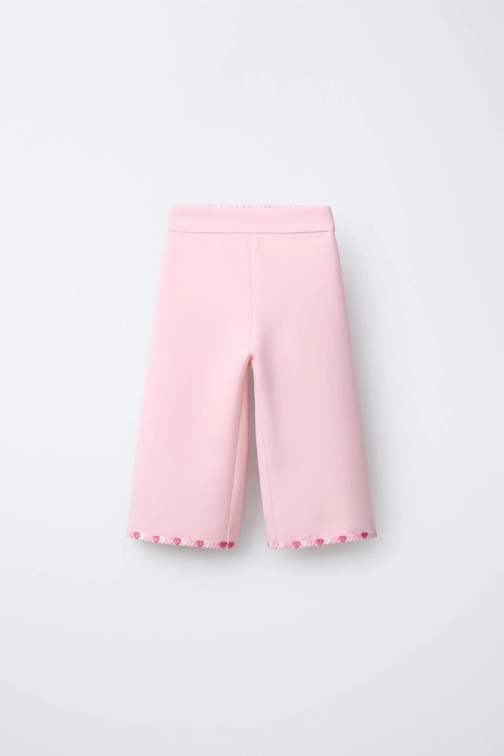 EMBROIDERED FLOWER CULOTTES