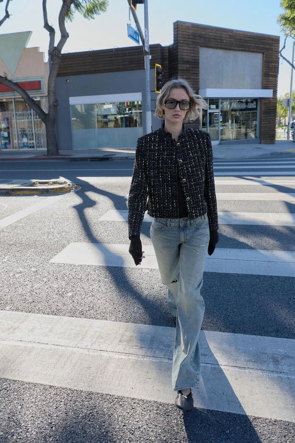 Пиджак с текстурированной металлизированной нитью