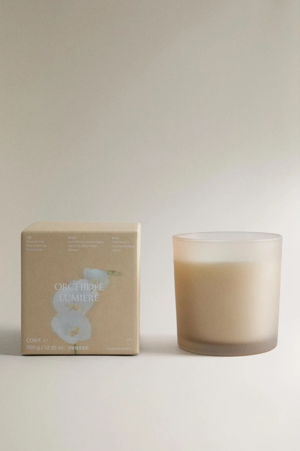 (350 G) ORCHIDÉE LUMIÈRE SCENTED CANDLE