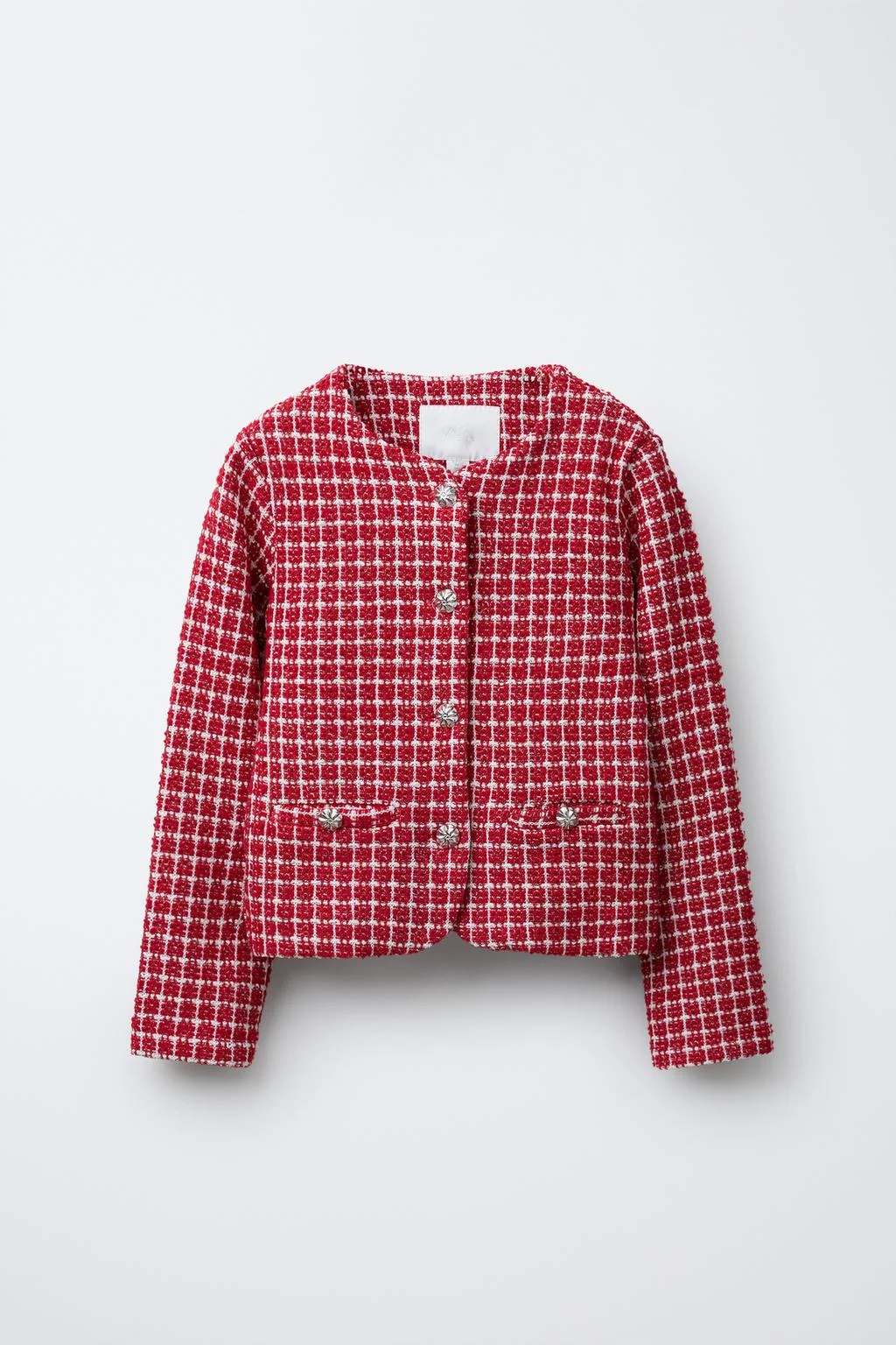 BUTTONED TEXTURED JACKET