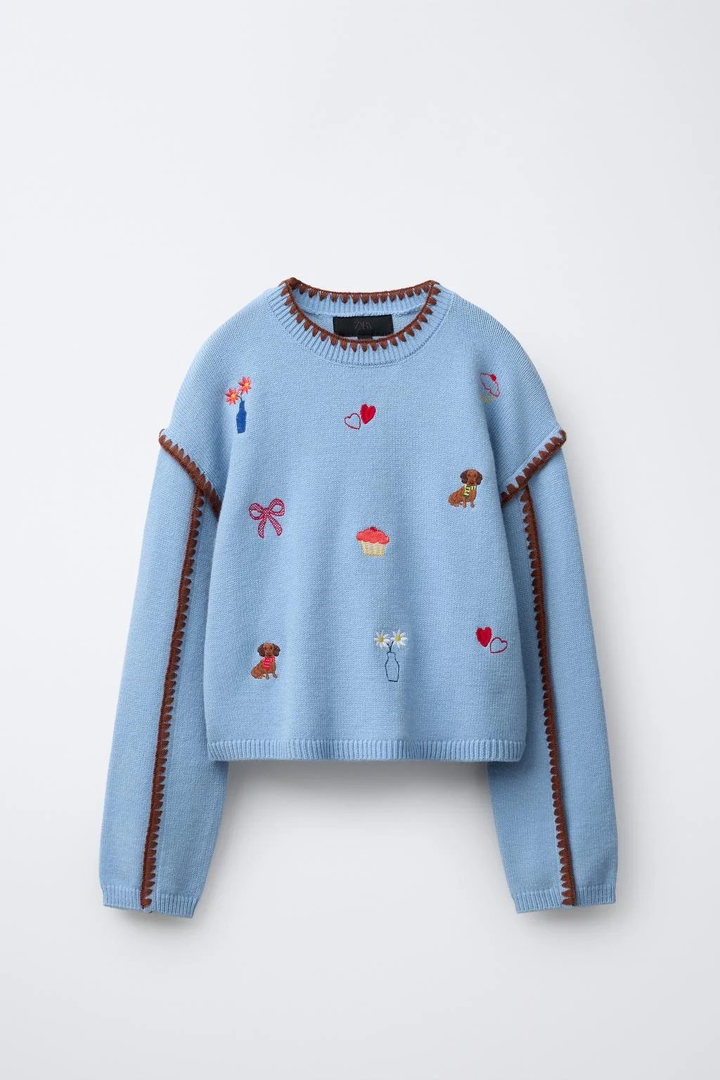 EMBROIDERED KNIT JUMPER