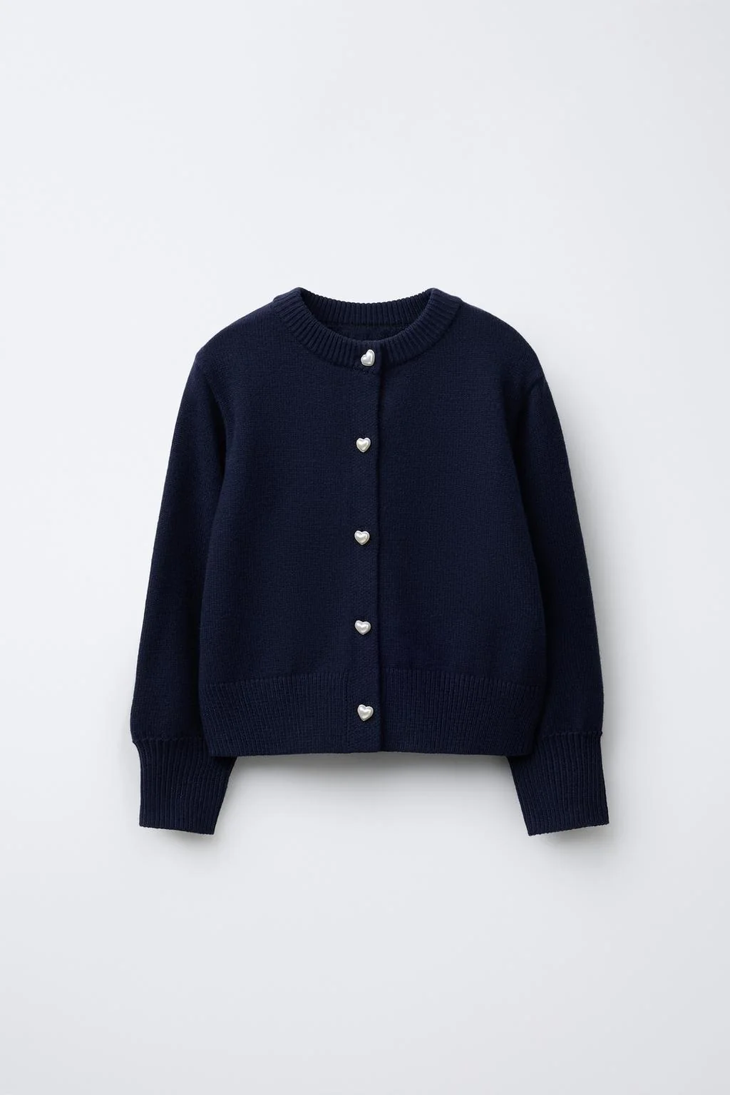HEART BUTTON CARDIGAN