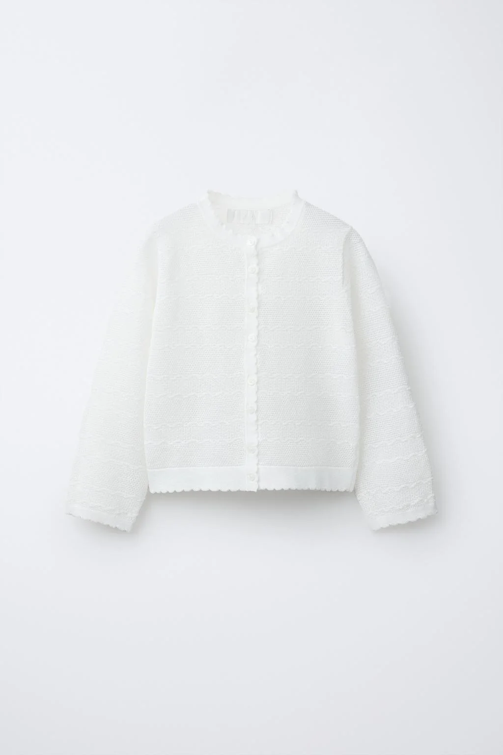 WAVY KNIT CARDIGAN