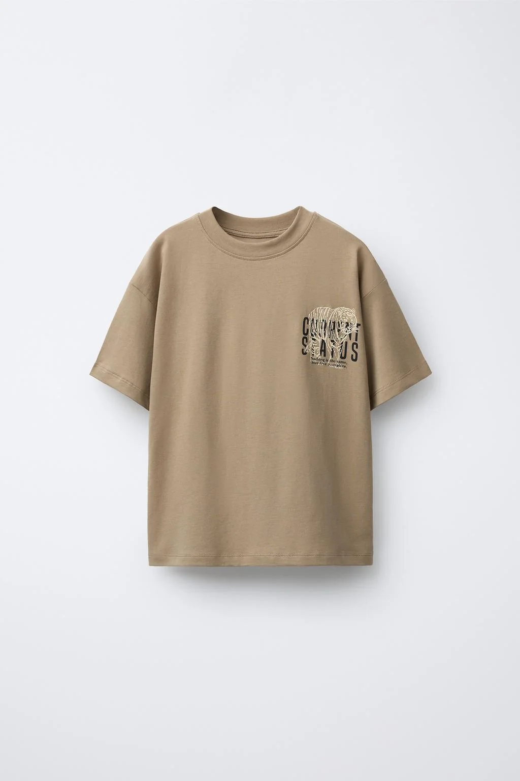TIGER PRINT T-SHIRT