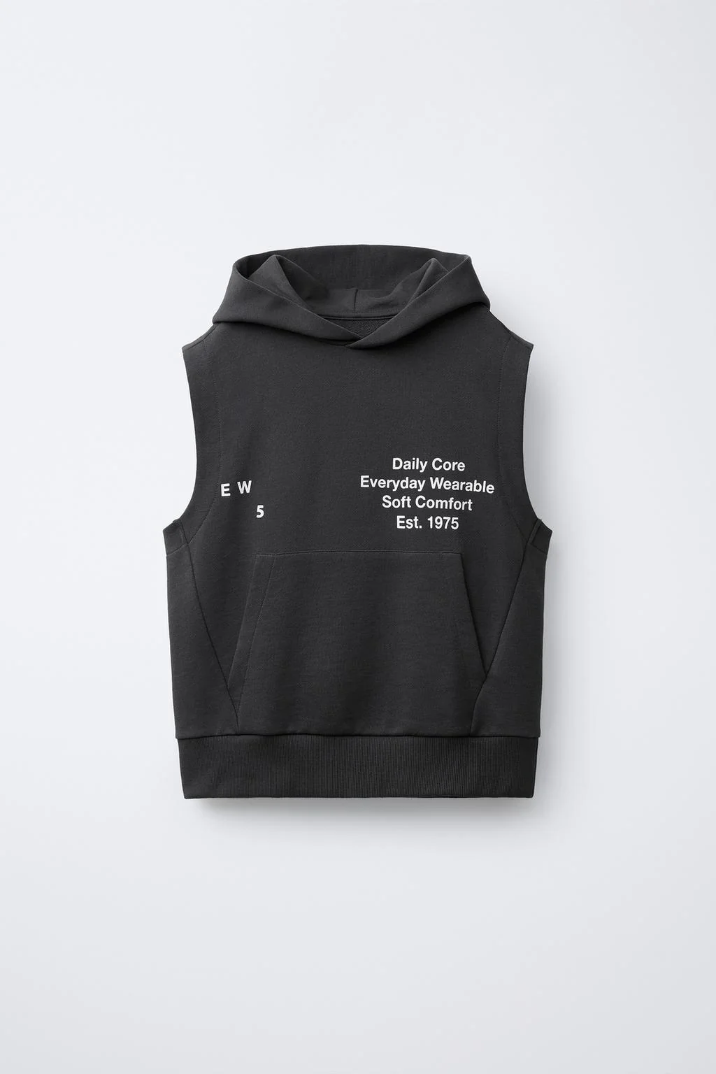 HOODED JOGGING GILET