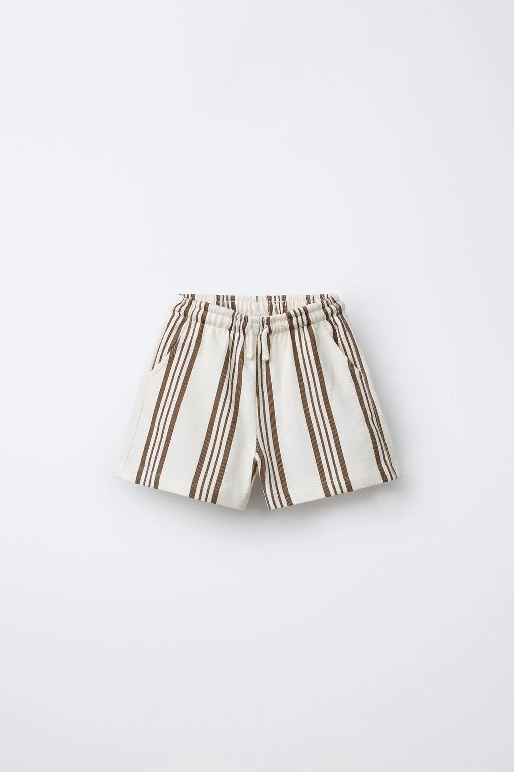 STRIPED BERMUDA SHORTS