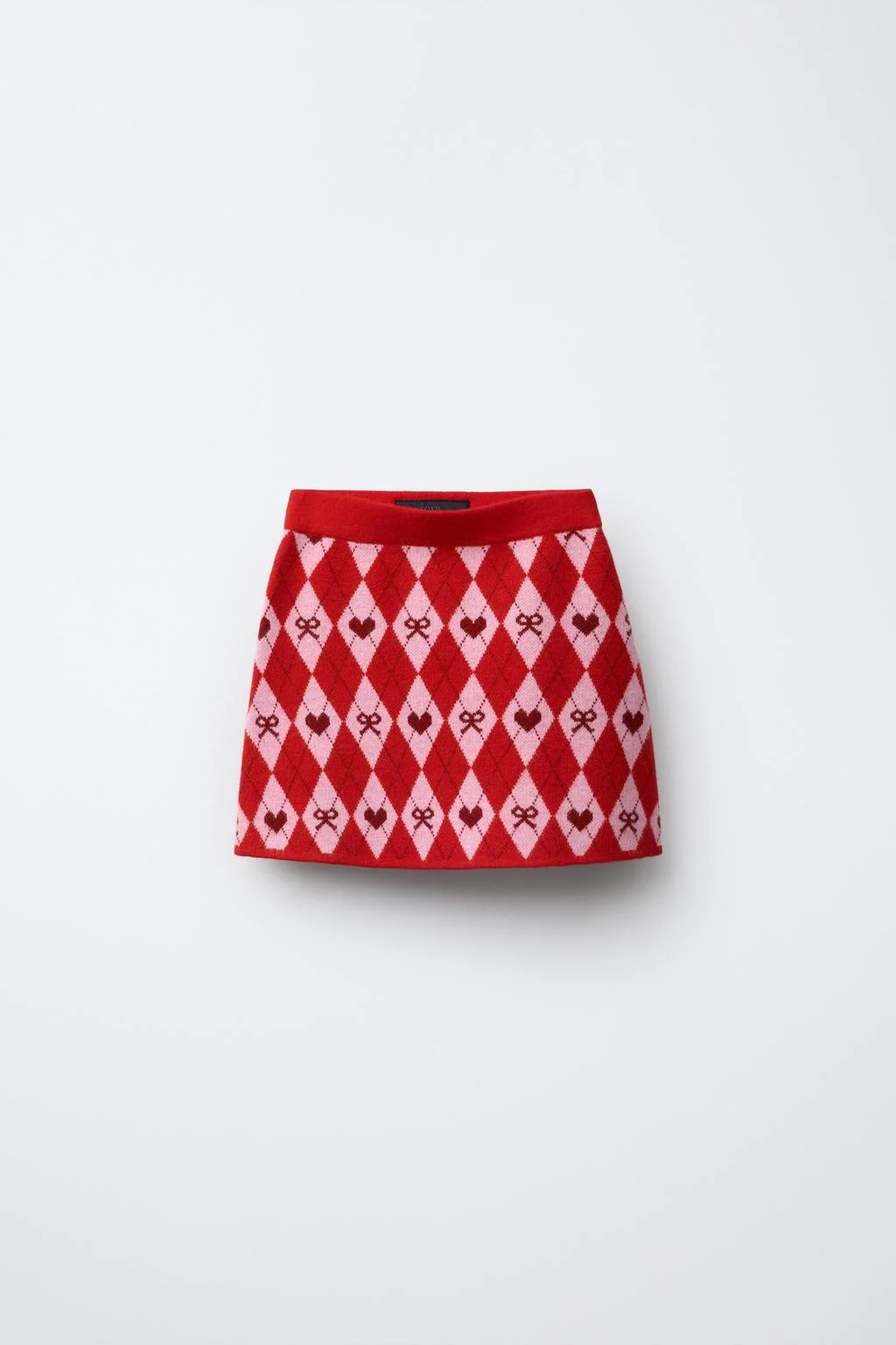 ARGYLE KNIT SKIRT