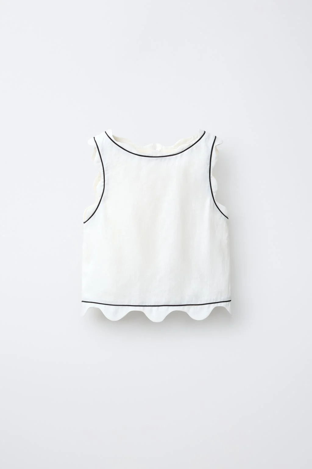 WAVE TOP WITH CONTRAST TRIMS