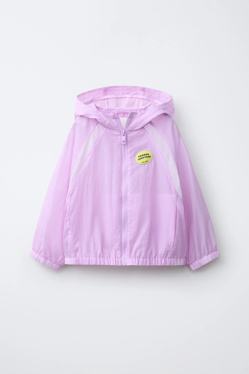LIGHTWEIGHT RAINCOAT WITH LABEL