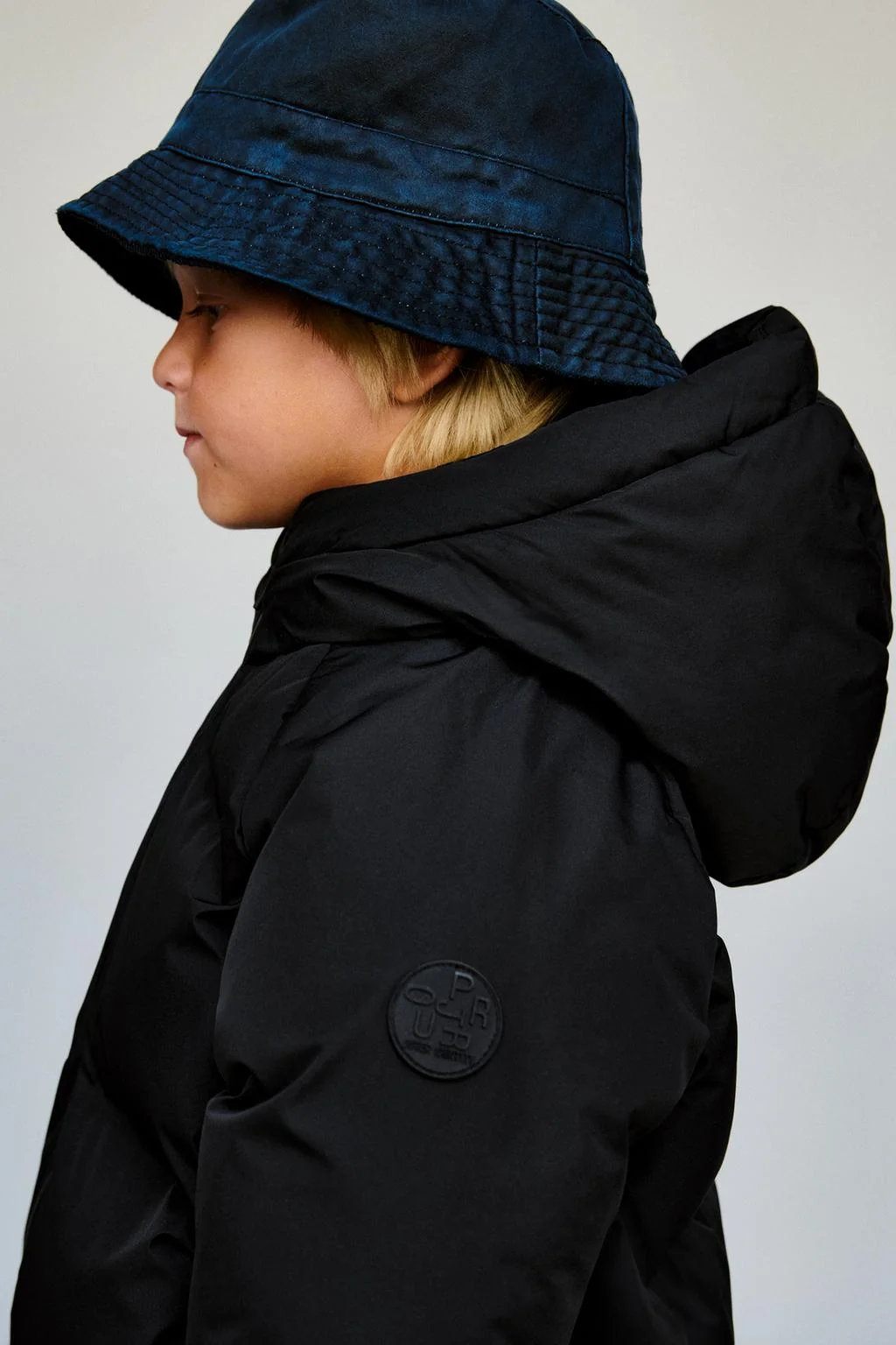 WATER-REPELLENT HOODED PUFFER COAT