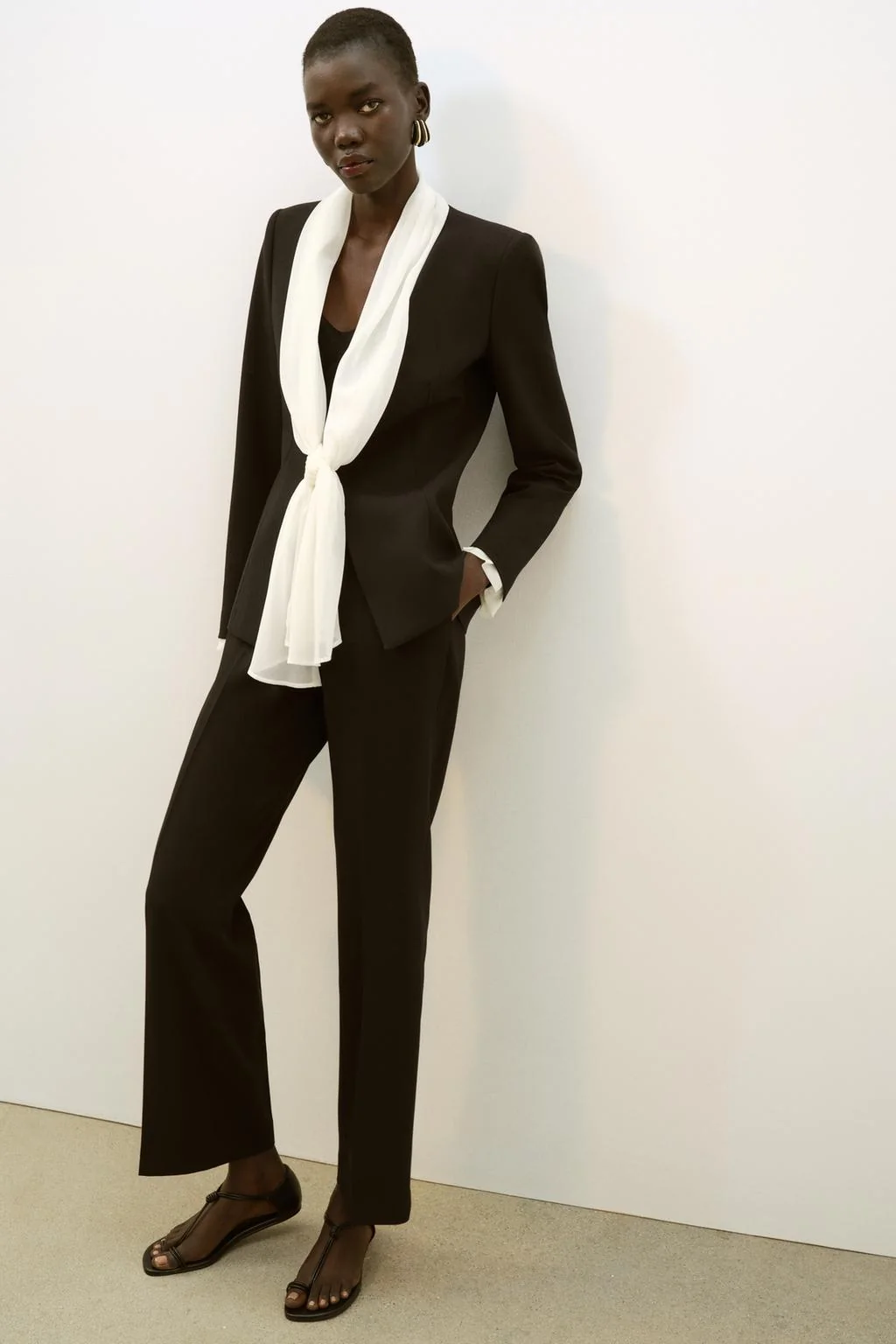 Набор высоких прямых брюк