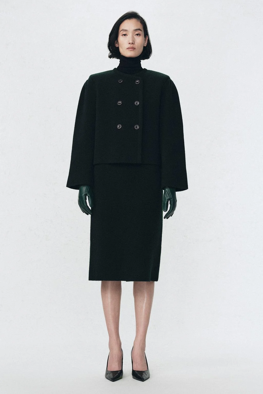 Куртка с наплечниками из шерсти SOSHIOTSUKI X ZARA — Сошиоцуки