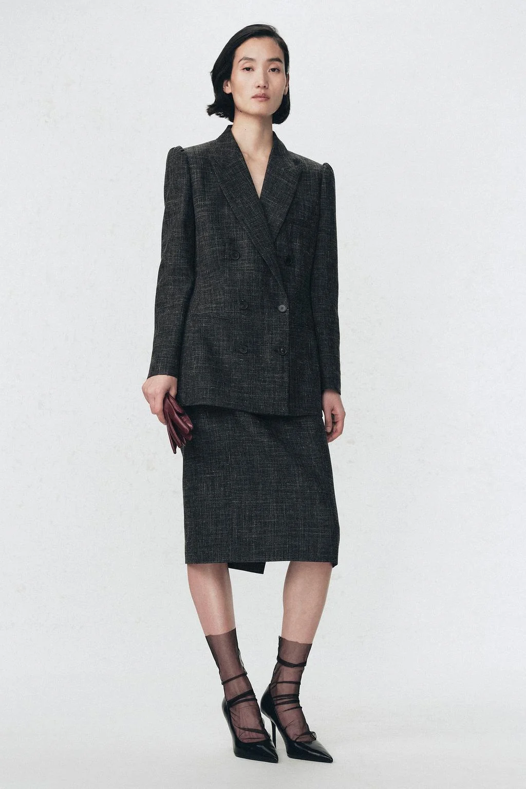 Карандашная юбка из шерстяной смеси SOSHIOTSUKI X ZARA — Сошиоцуки