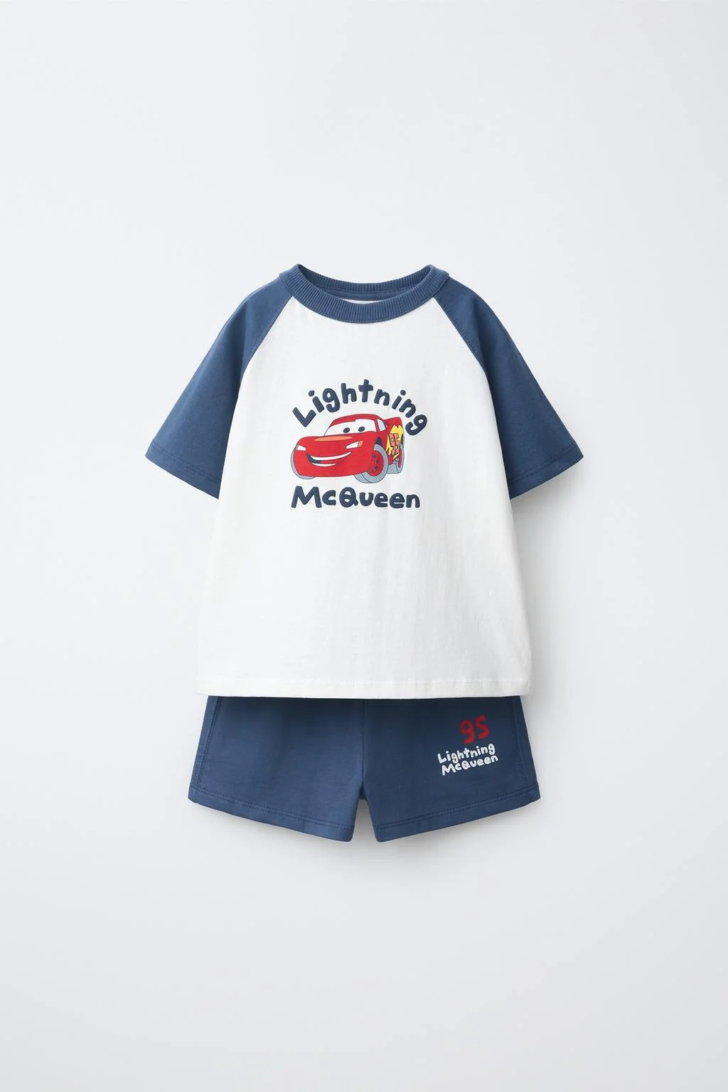 CARS LIGHTNING MCQUEEN © DISNEY/PIXAR T-SHIRT AND BERMUDA SHORTS SET