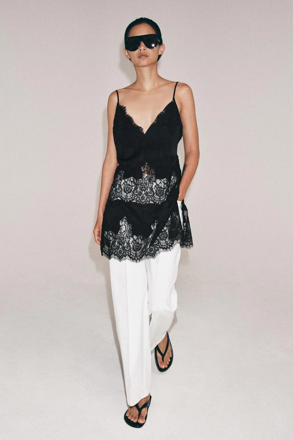 ZW COLLECTION Топ длинный кружевной