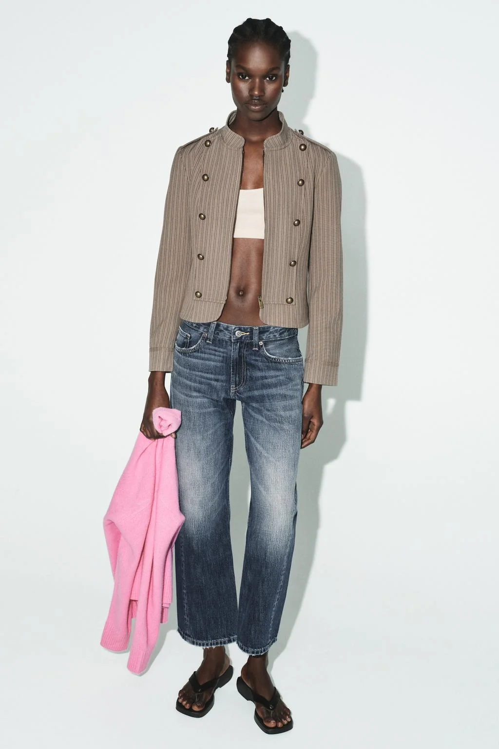 Бесшовный кроп-топ