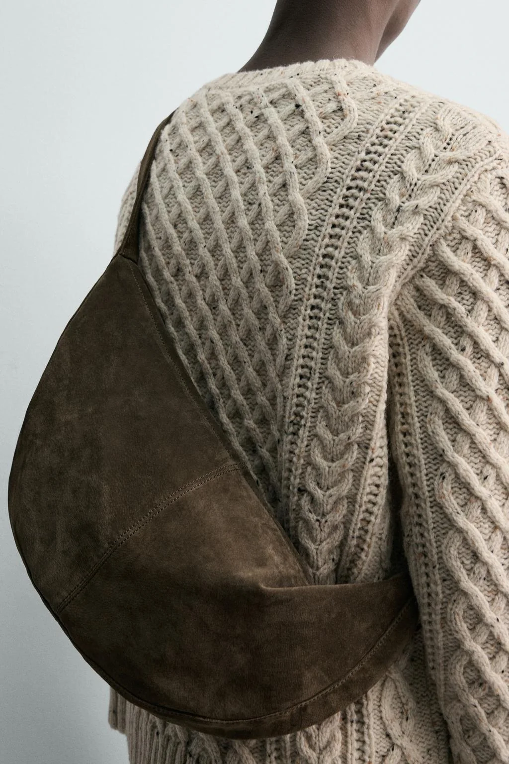 Кожаная сумка на плечо