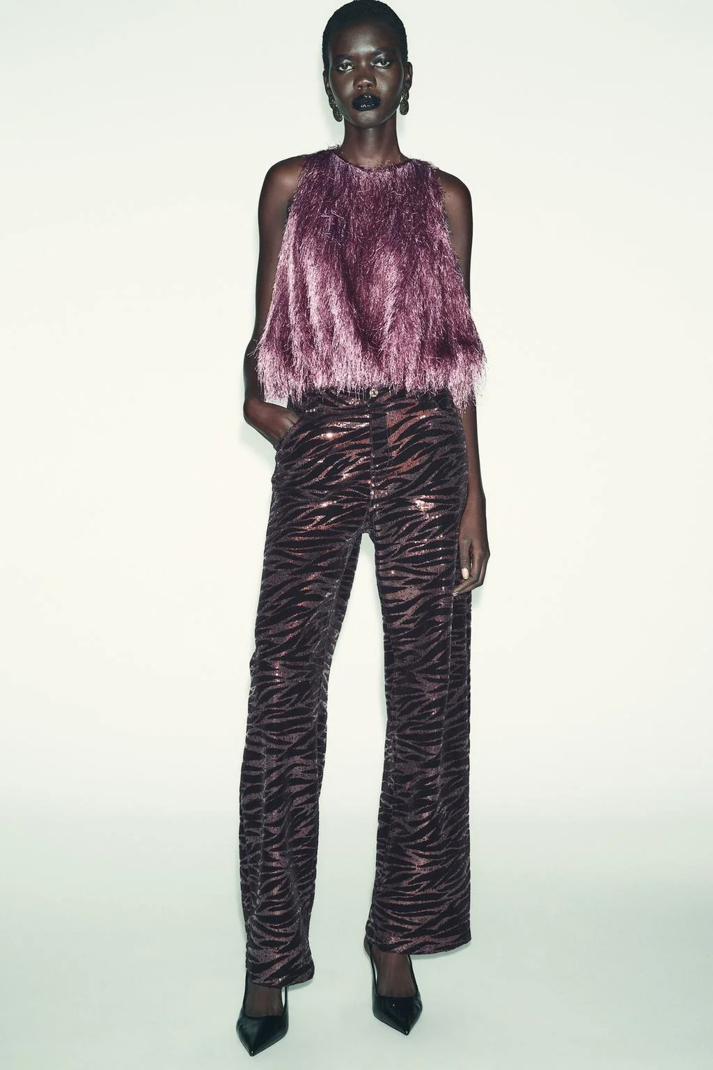 Топ с бахромой