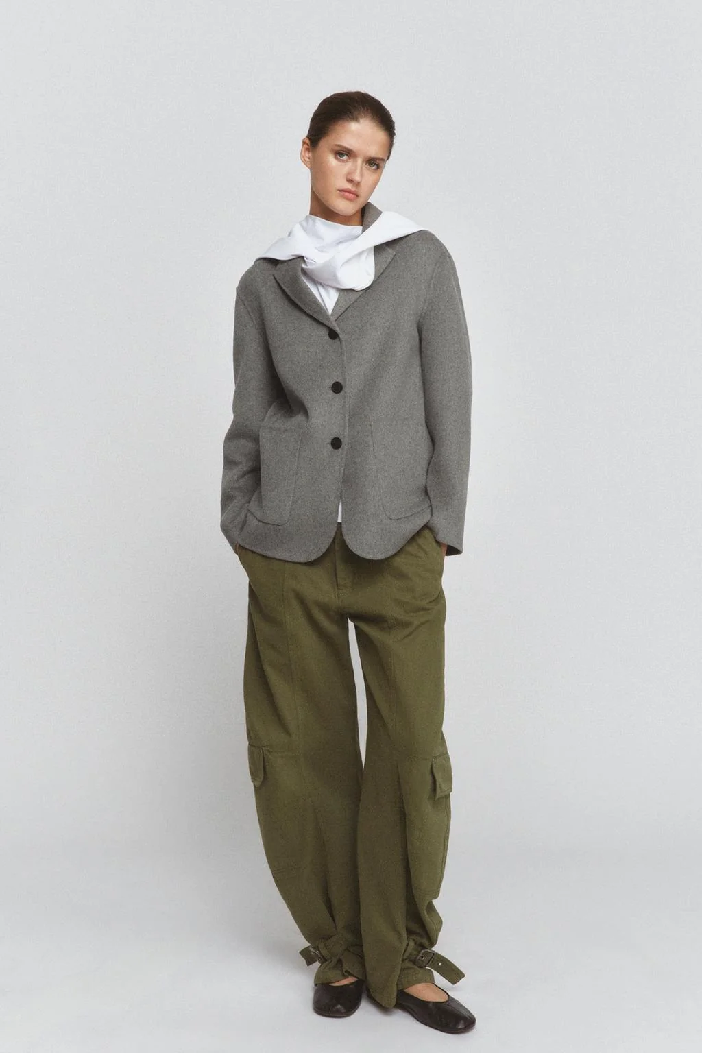 Пиджак из шерстяной смеси ZW COLLECTION