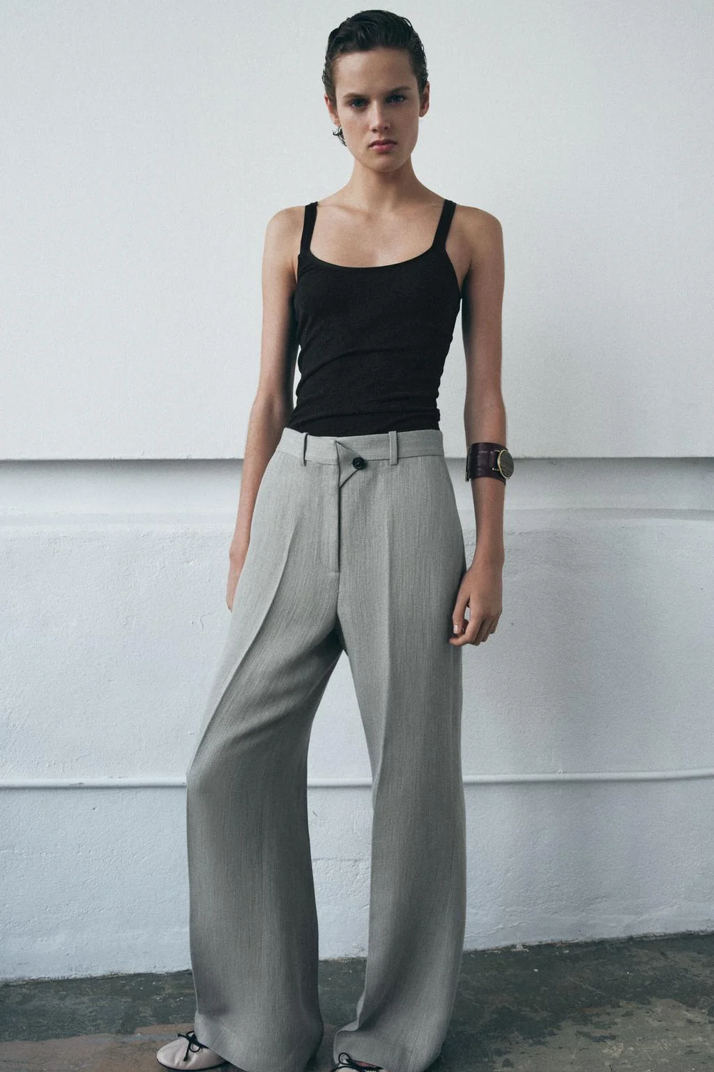 ZW COLLECTION расклешенные брюки фактурные