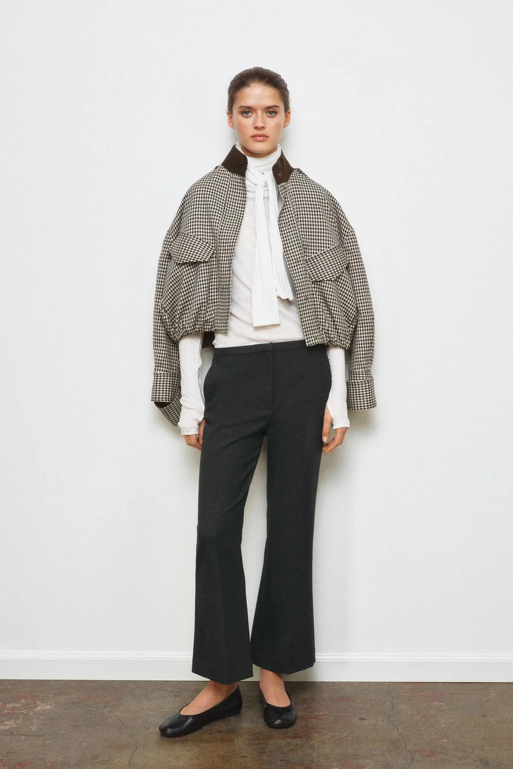 ZW COLLECTION укороченные расклешенные брюки