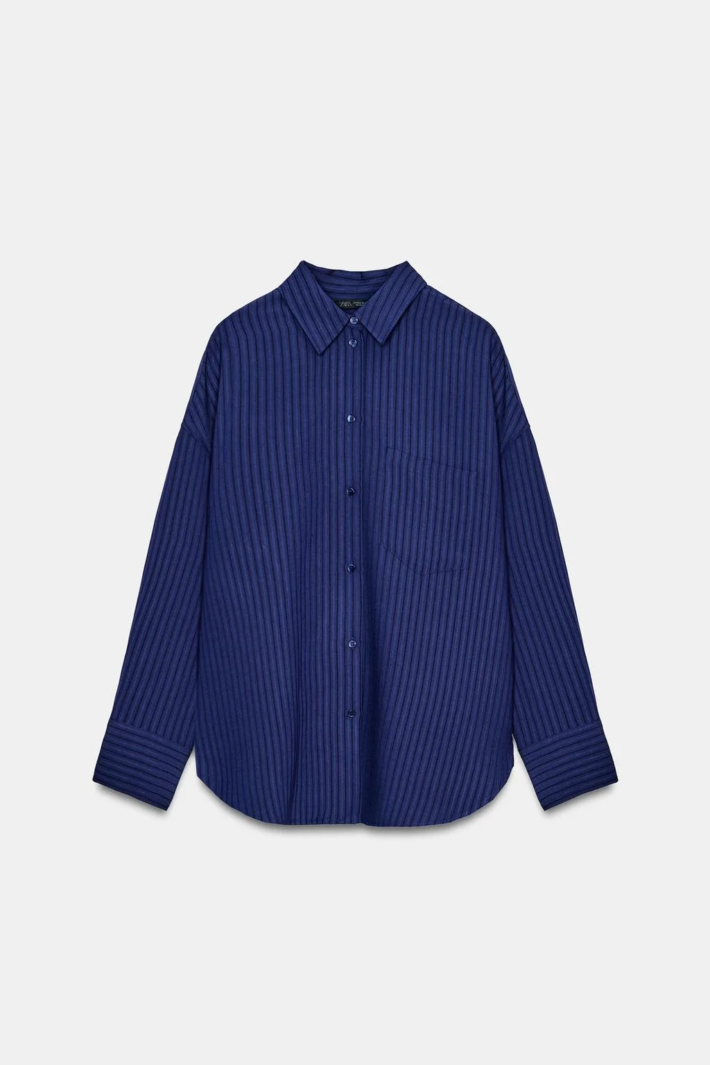 Рубашка жаккард в полоску ZW COLLECTION
