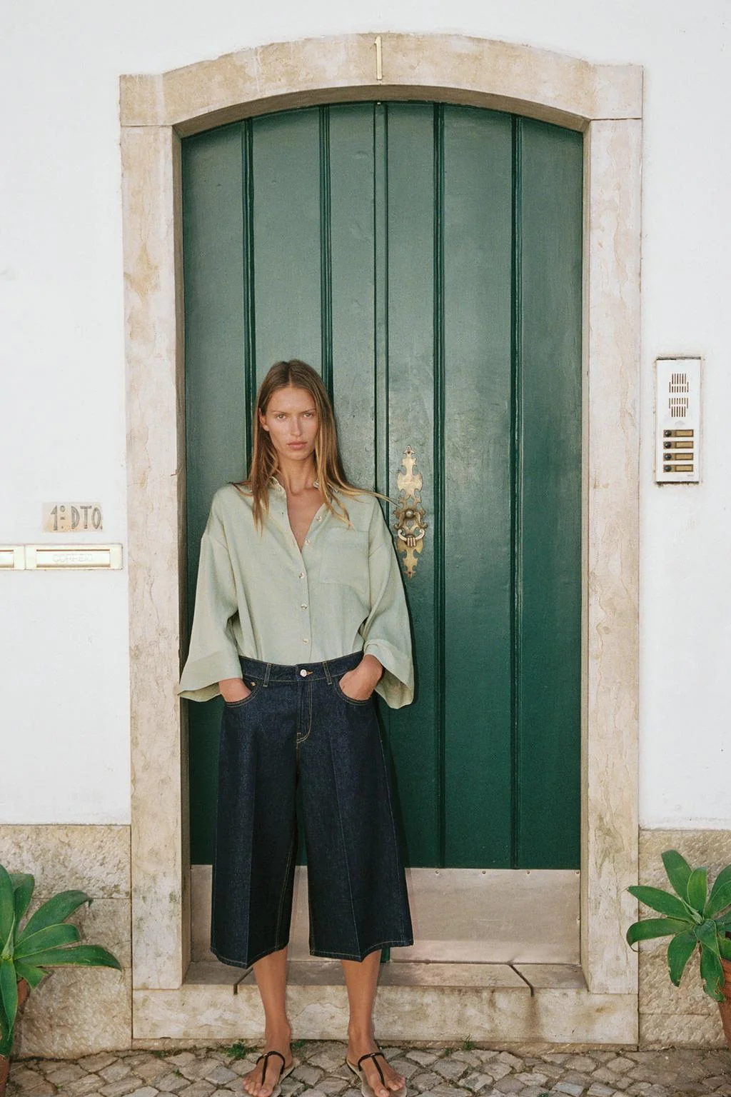 Рубашка оверсайз с широкими рукавами