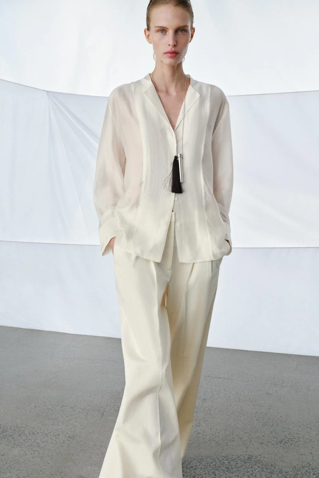 Струящаяся рубашка ZW COLLECTION