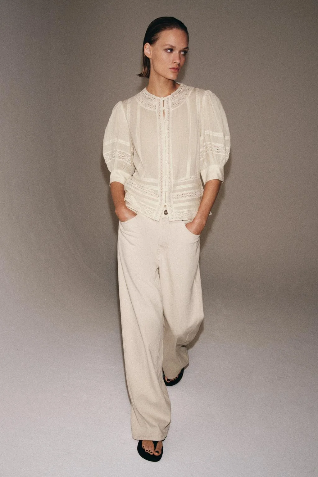 Blouse из коллекции ZW с романтическим кружевом