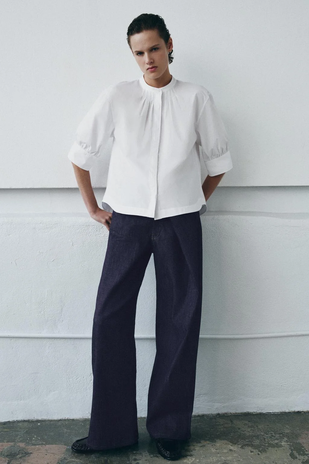 Рубашка с пышными рукавами ZW COLLECTION