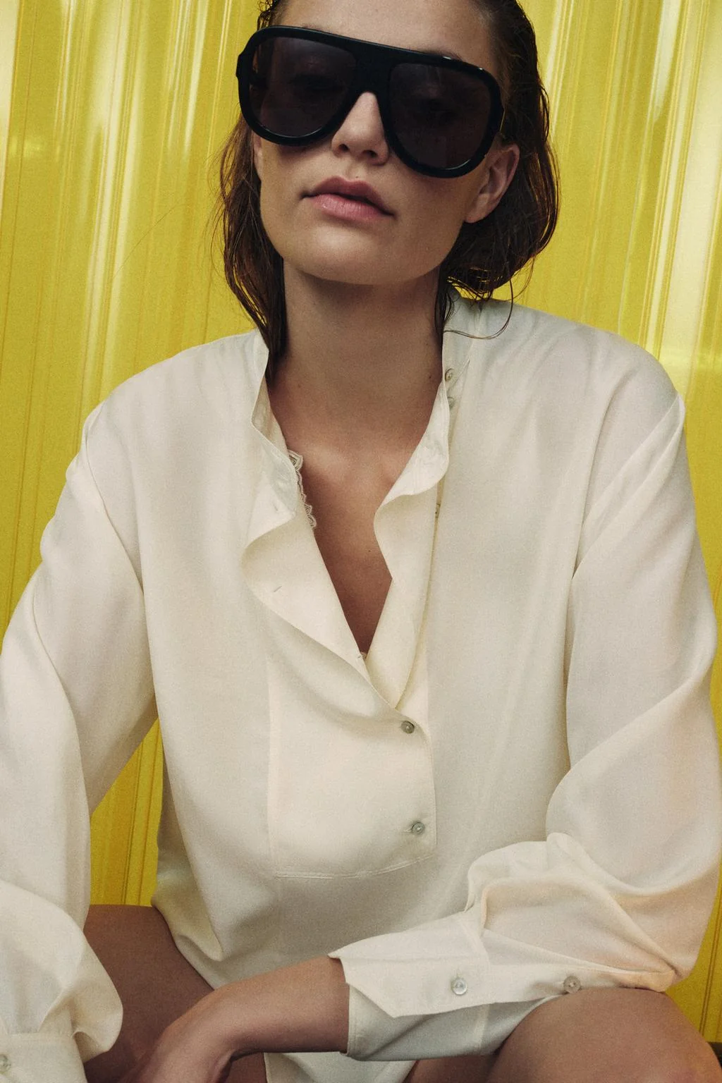 Рубашка 100% шёлк ZW COLLECTION