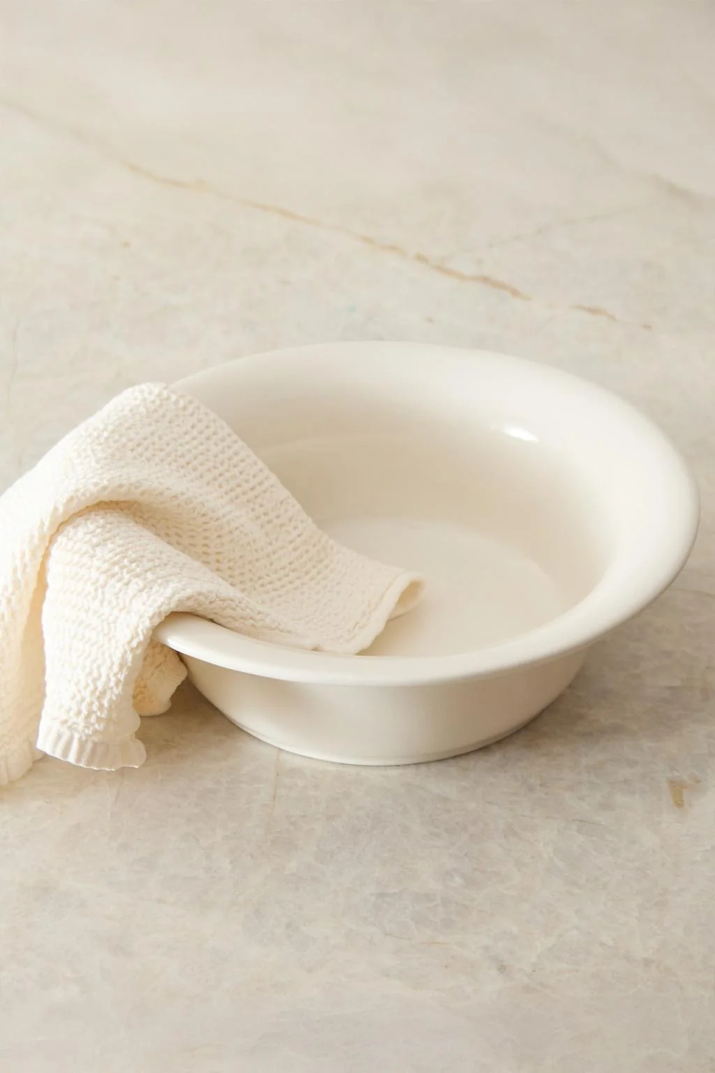 Plain earthenware bowl