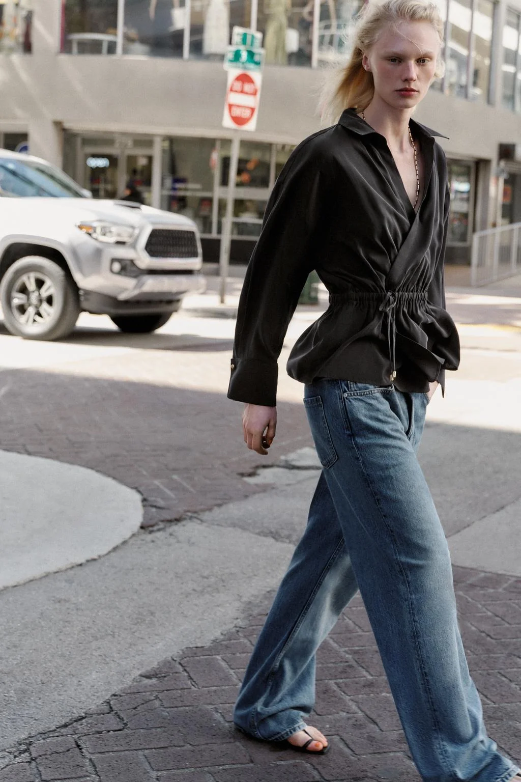 Струящаяся рубашка в сафари-стиле