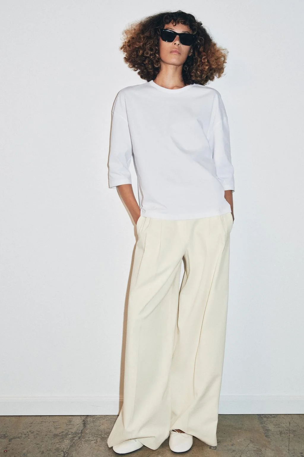 Футболка из хлопка в деревенском стиле — Базовые вещи