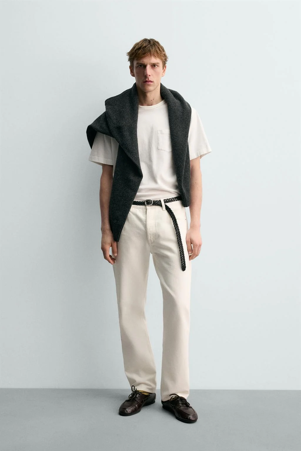 Джинсы с прямой посадкой Aaron Levine X ZARA