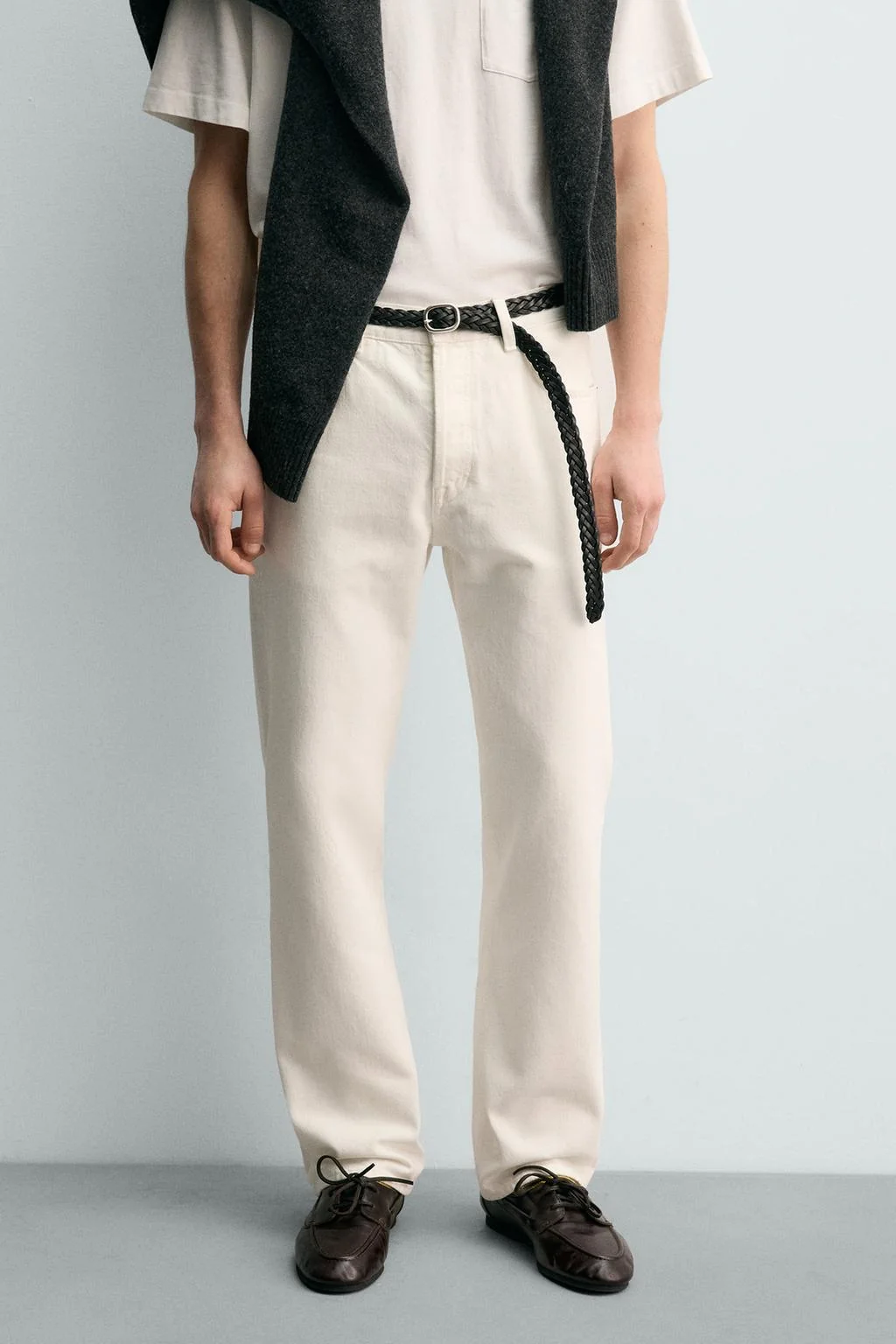Джинсы с прямой посадкой Aaron Levine X ZARA