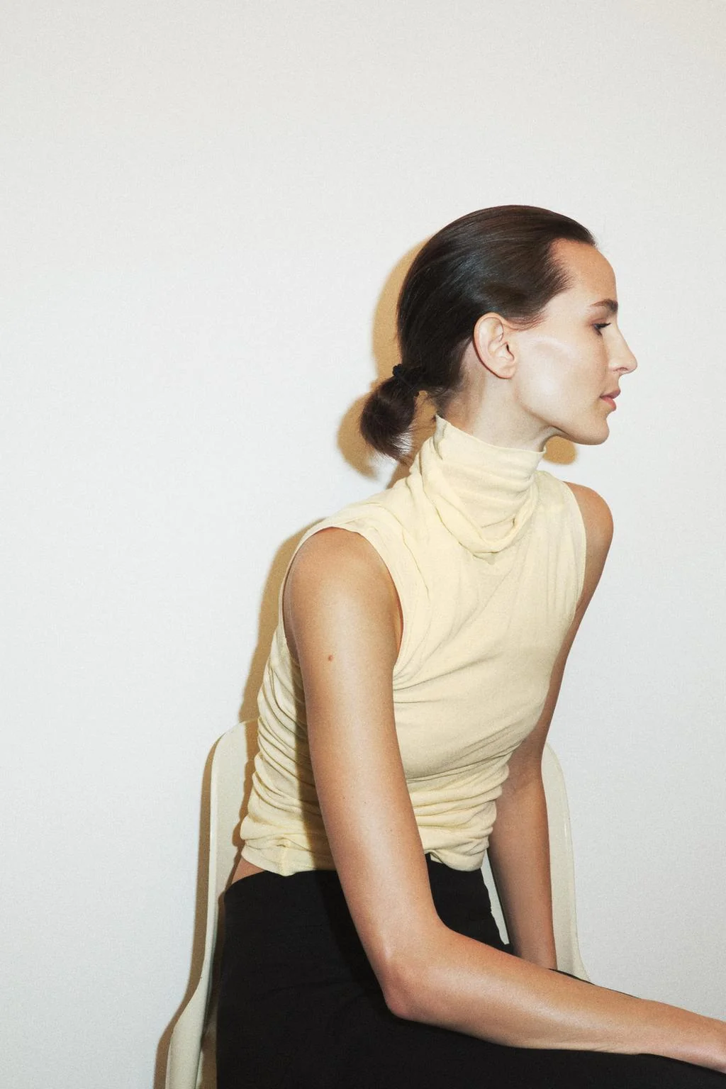 Футболка Supima® с высоким воротом