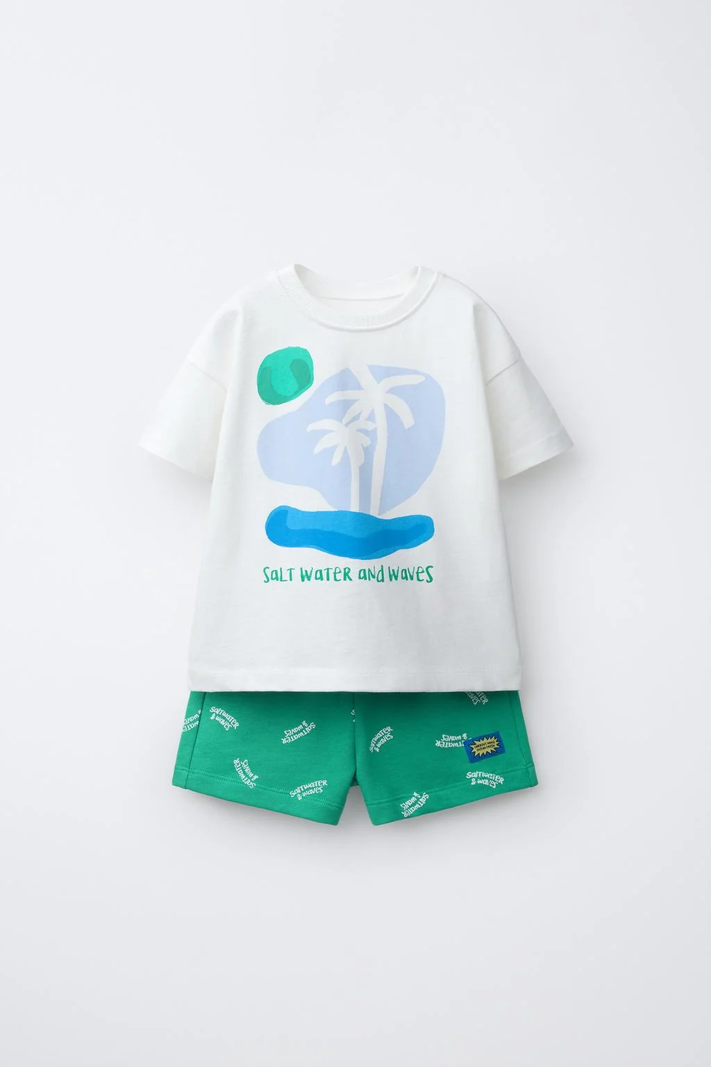 2-6 лет / пижама с пальмами