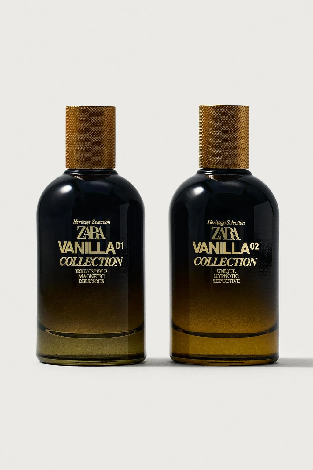Vanilla collection 01 + 02: irresistible/magnetic/delicious + unique/hypnotic/seductive edp 2 x 100 ml / 3.38 oz