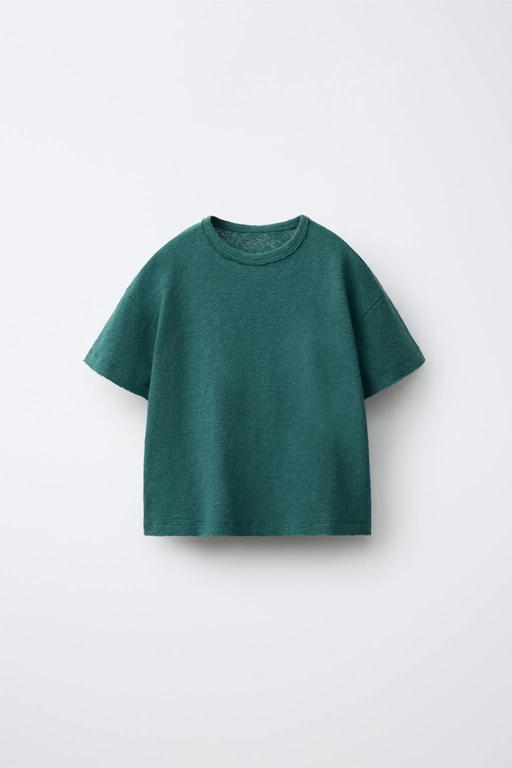 Футболка из хлопка и льна из ткани LIBERTY