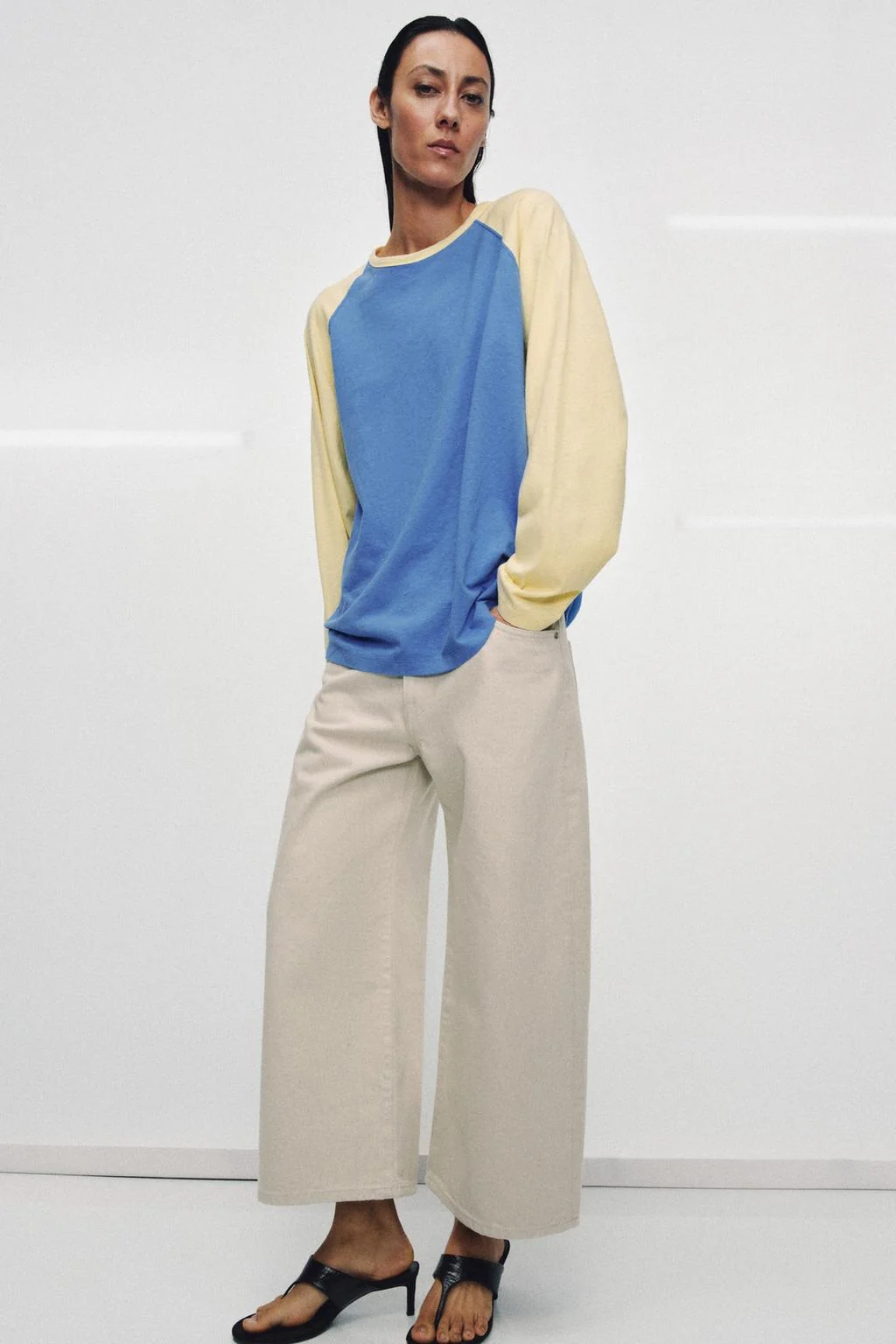 ZW COLLECTION юбка-брюки джинсовые средней посадки — С широкими штанинами