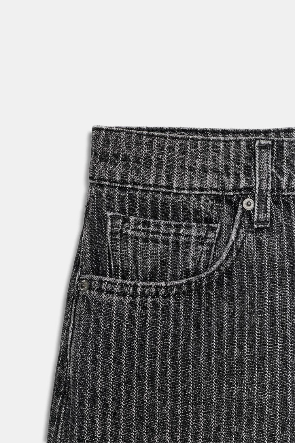 ZW COLLECTION джинсы в полоску средней посадки кюлоты — STRIPED