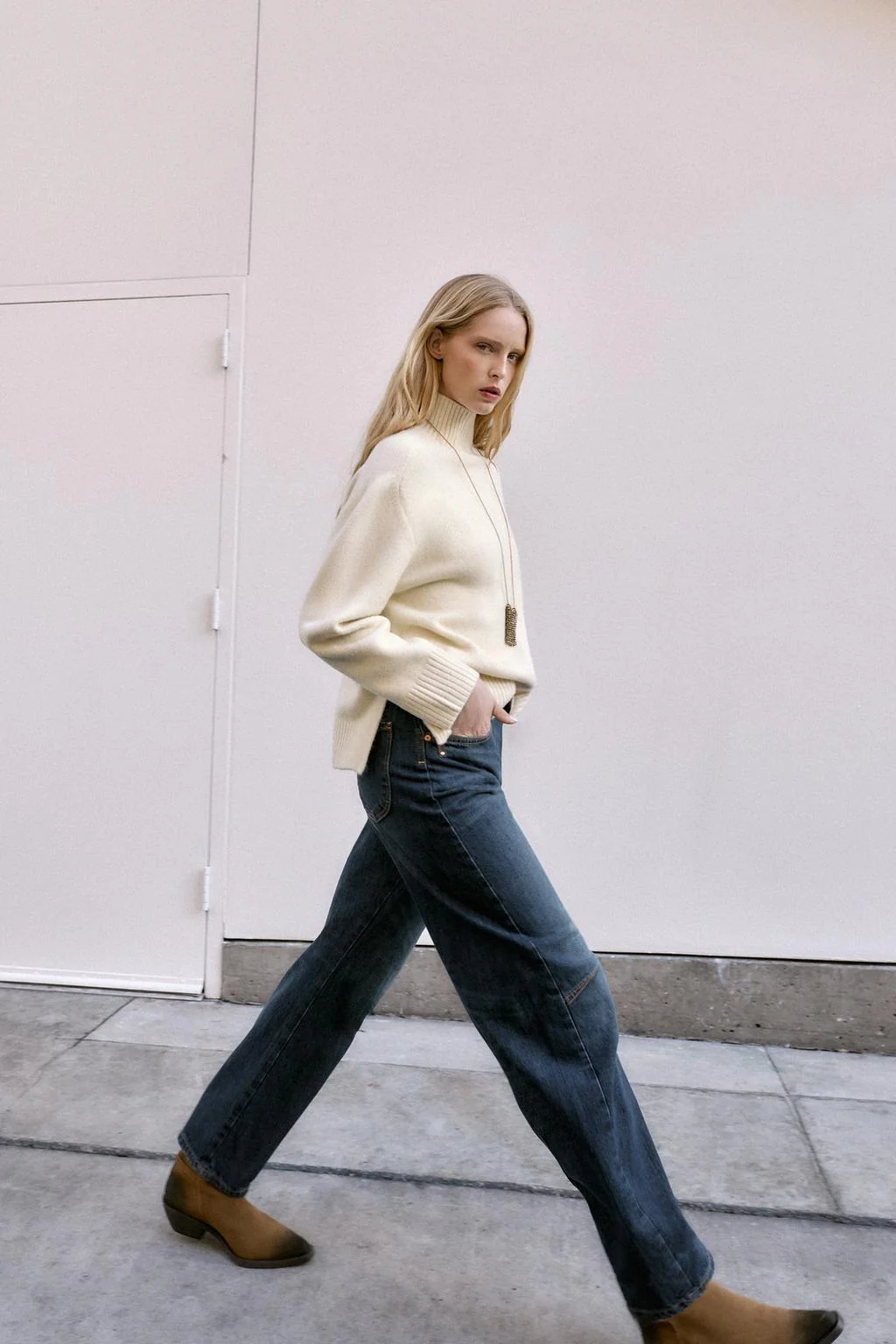 Z1975 джинсы с эффектом баллон средней посадки