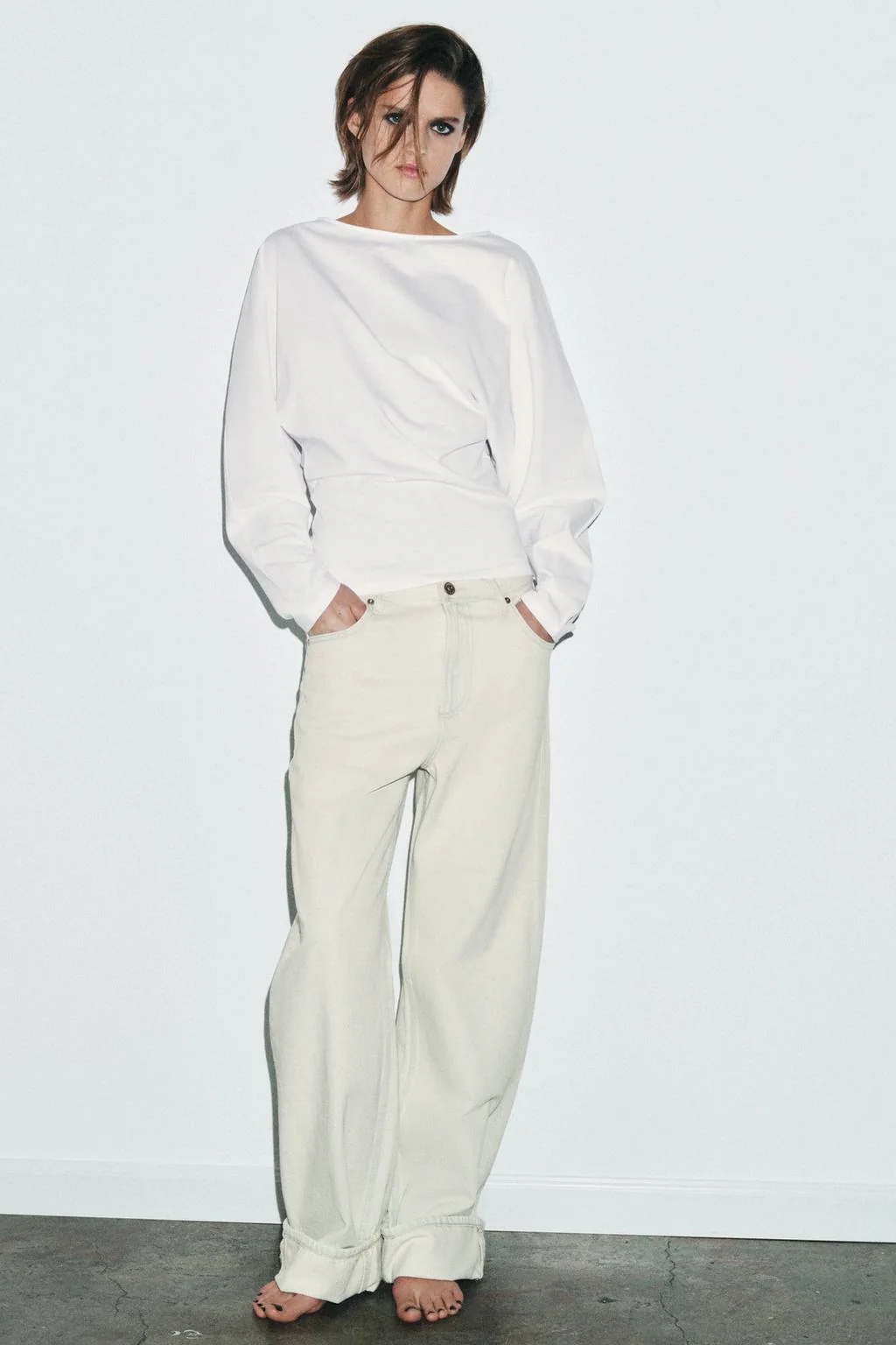 ZW COLLECTION джинсы мешковатого кроя средней посадки