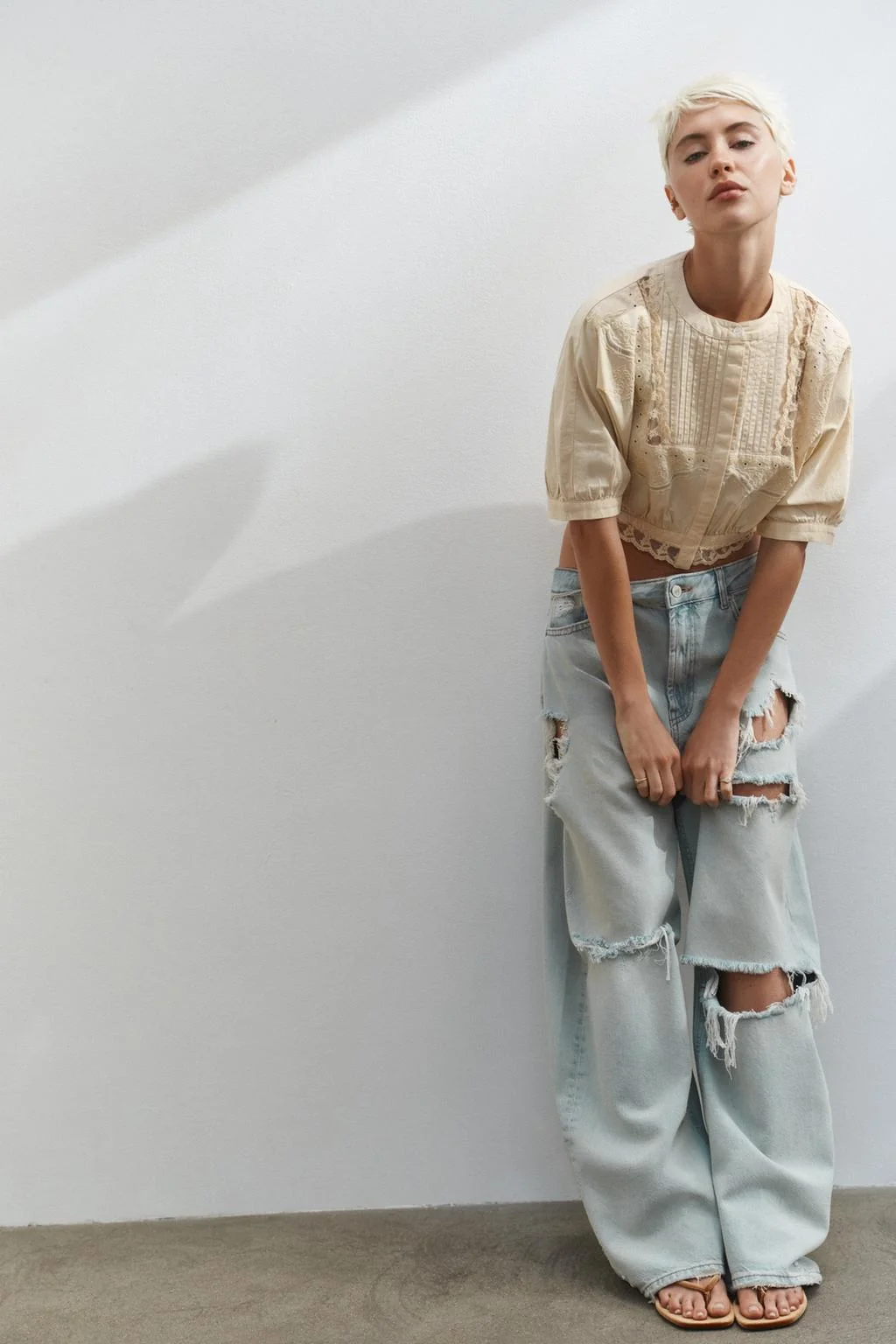 TRF Джинсы мешковатого кроя со средней посадкой